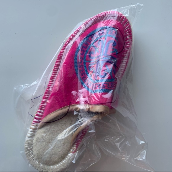 Hand Made Wool Embroidered Middle Eastern Slippers Ethnic‎ Woman 6.5 - Picture 7 of 7